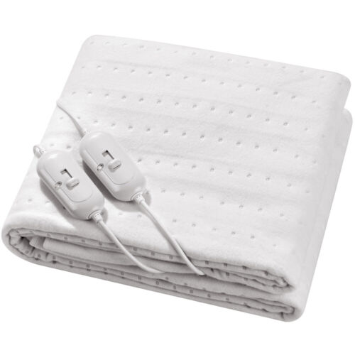 Super Comfy Luxury Electric Blanket Under Heated Washable Single Double King Bed