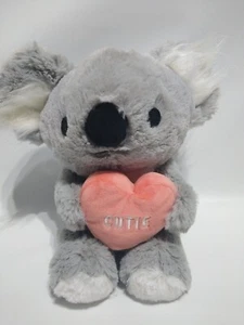Peluche Hallmark Koala Bear Cutie Rosa Caramelo Corazón San Valentín Muy Suave Lovey 2021 - Imagen 1 de 7
