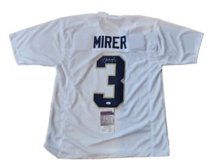 Rick Mirer Signed Autographed White Jersey Notre Dame Fighting Irish AUTO JSA - Picture 1 of 2