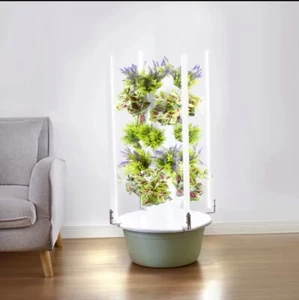 Vertical Indoor Hydroponic Tower, Growing System Kit Tower 9 Layers with Led - Picture 1 of 7