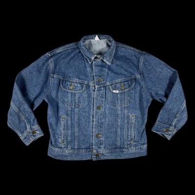 Chaqueta vaquera Lee Jean de colección se adapta como para hombre xs Hecha en EE. UU. Años 80 90 Grunge Trucker Foto 1 de 4