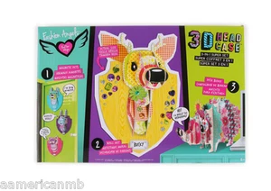 Fashion Angels Super Set 3D Head Case Magnetic Kitty Puppy Bunny Bucky Hedgehog - Picture 1 of 1