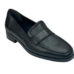 Neu Vionic "Sellah" schwarze Slipper aus genarbtem Leder mit eckiger Zehenpartie Größe 7 - Bild 1 von 14
