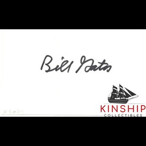 Bill Gates signed 3x5 Index Card JSA LOA AUTO GRADE 10 Microsoft Auto Rare Z897