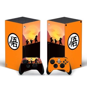 Xbox Series X Anime Dragon Goku Skin Aufkleber Aufkleber Vinyl Wrap für Konsole - Bild 1 von 1
