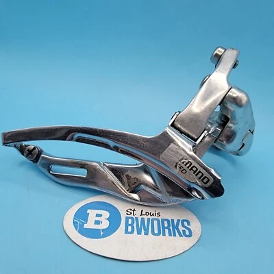 Shimano FD-R443 Front Derailleur 9 Speed Triple 28.6mm Clamp Bottom Pull   d21 - Image 1 of 4