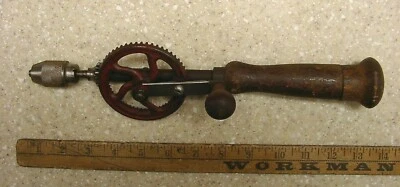 Taladro batidor de huevos Mohawk Shelburne de colección, 12-5/8", con tapa de tornillo de almacenamiento, con problemas Foto 1 de 4