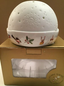 Clare Mackie, Royal Worcester, Festive Collection, "Snowflakes at Night",Lumiere - Picture 1 of 3