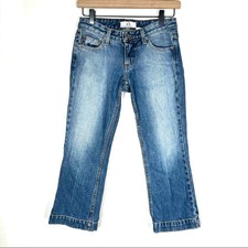 Armani Exchange light wash straight leg cropped jeans size 0 B34