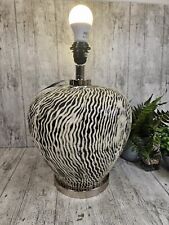 Voyage Maison Alcina Lamp Base In Grey Large Statement Side Table Light 