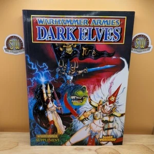 WFB Warhammer 4th Edition Dark Elves Army Book Rule Old World Games Workshop GW - Picture 1 of 4