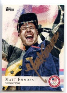 Matt Emmons signed autographed 2012 Topps Olympic team AUTO #64 - Picture 1 of 1