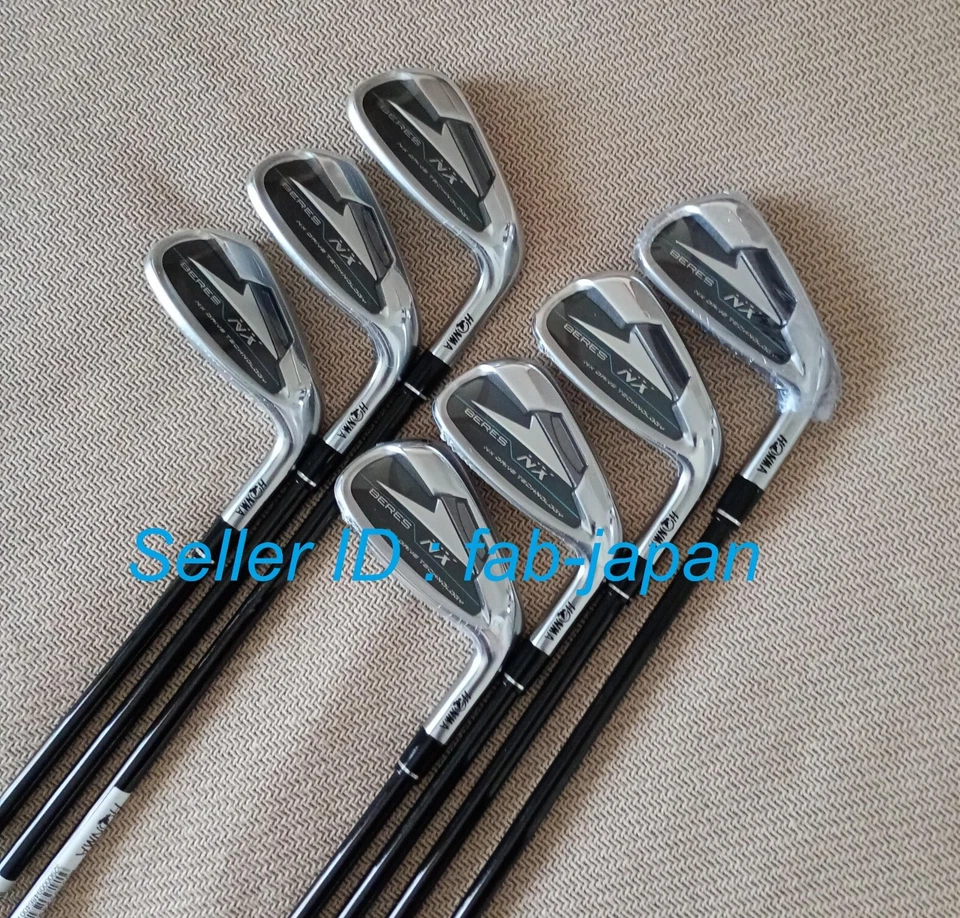 HONMA BERES NX IRON #7-SW (7 CLUBS) SET VIZARD GRAPHITE SHAFT S-FLEX  STIFF - Image 1 of 4