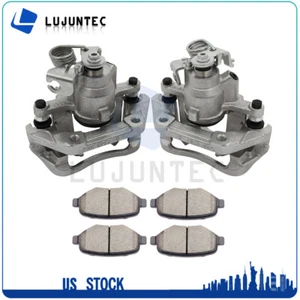 Brake Calipers And Brake Ceramic Pads Rear For 2010-2014 Ford Flex Lincoln MKT - Picture 1 of 8
