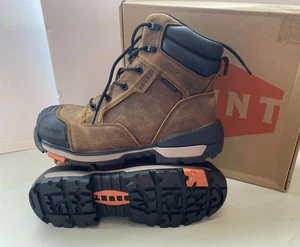 BRUNT The PERKINS Heavy Duty Work Boots US 10.5 Brown Boot Triple Layer. New - Picture 1 of 10