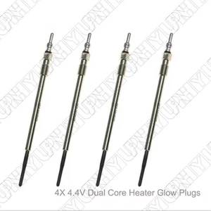 4X 4.4V Dual Core Heater Glow Plugs For Suzuki SX4 1.6 2.0 DDiS Saab 9-5 9-3 - Picture 1 of 5