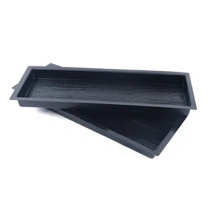 Holzbohle Maserung Beton Pflaster Steinformen Trittsteinform für Zement - Bild 1 von 12
