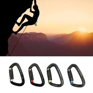 Reliable 24KN Carabiner for Climbing Rappelling and Industrial Applications - Photo 1/4