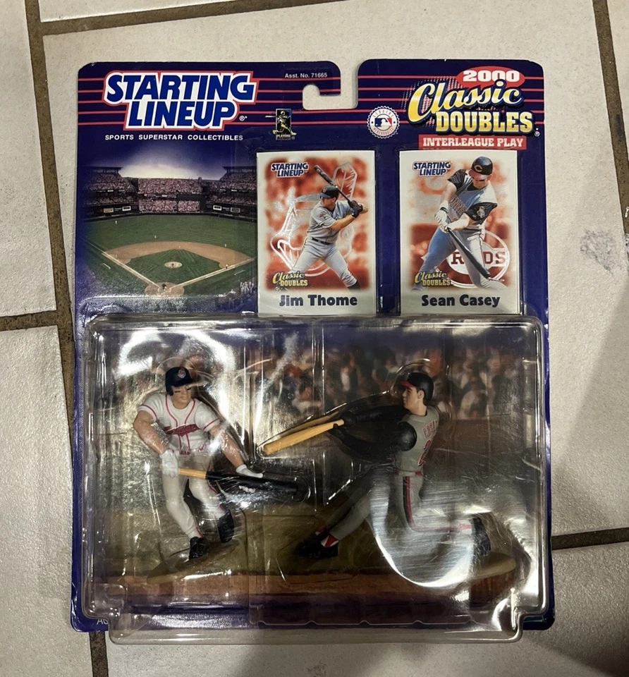 Figuras de acción Jim Thome Sean Casey clásicas dobles 2000 alineación inicial  Foto 1 de 1