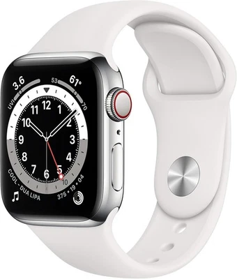 Apple Watch Series 6 Acero Inoxidable 44mm (GPS + Celular) Plateado (Excelente) Foto 1 de 3