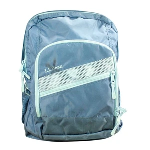 LL Bean Unisex Erwachsene Wetterfest Nylon Deluxe Book Pack 37L Rucksack Blau - Bild 1 von 13