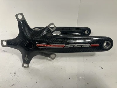 FSA Pro Team Issue Carbon Crankset 175mm w/ isis Bottom Bracket, 666g, 130bcd - Image 1 of 4