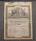 500 Pesetas: Sevilla 25.11.1926"Islas del Guadalquivir S.A"-Aktien.Spanien.