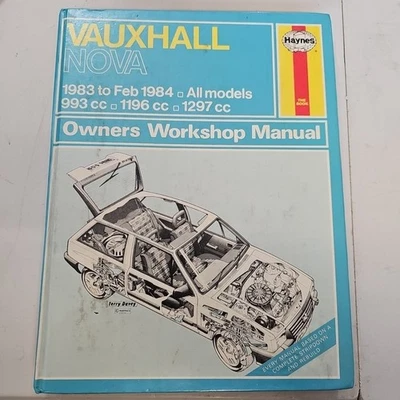 Haynes - Vauxhall Nova 1983 to Feb 1984 All Models Owners Workshop Manual - Image 1 of 4