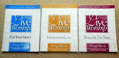 3 Books - Touching the Father's Heart Live Worship: Songbooks Christian Music - Image 1 of 4