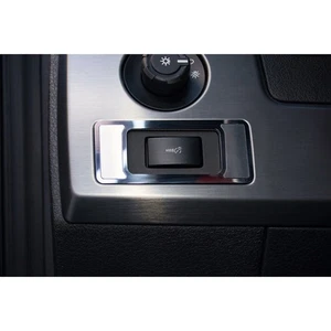 Placa de interruptor de atenuación interior para Ford F-150 SVT Raptor 2010-14 [ino inoxidable/cepillado] - Imagen 1 de 6