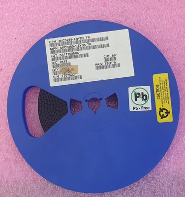 2870 Pcs Microchip Technology MIC5265-1.8YD5 TR - IC REG LIN 1.8V150MA TSOT-23-5 - Image 1 of 3
