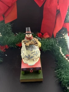 Jim Shore Heartwood Creek Frosty Fun Train Car 4011075 Retired Read - Bild 1 von 7