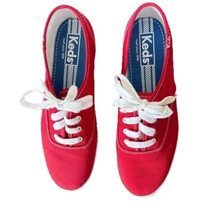 Keds WF31300 Womens Sneakers Canvas Champion Core Red Size 7 - Picture 1 of 12