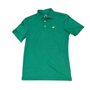 Masters Tech Golf Polo Shirt Mens Green Augusta National Golf Club Small - Picture 1 of 3