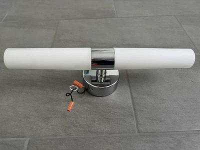 Kovacs Lighting Fixture P5042 Bathroom 21" Chrome Frosted Glass Modern - Image 1 of 4