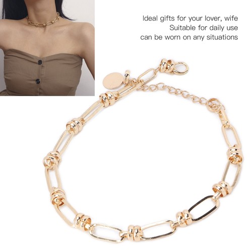 VETEMENTS Collana Girocollo Moda Hip Hop Modello Geometrico Lega Collana Vestiti GF0