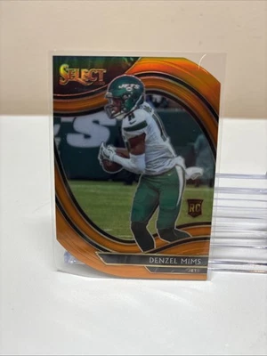 2020 Select Field Level Denzel Mims Orange Prizm Die Cut Rookie Card #363 - Image 1 of 2