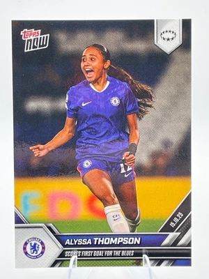 Alyssa Thompson 2025-26 Topps Ahora UWCL #3 Chelsea USWNT Angel City CANTIDAD DISPONIBLE Foto 1 de 2