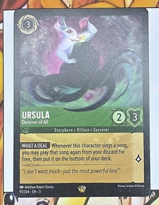 Ursula Betrüger aller - 91/204 - Disney Lorcana Into the Inklands - Non-Foil NM - Bild 1 von 2