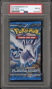 PSA 8 Plasma Storm Lugia Black And White Booster Pack 2013 Pokemon TCG - Picture 1 of 2