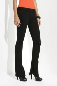 NEW BCBGMAXAZRIA MAY RIPPED SKINNY NIKNEE BREAK JEAN SIZE 28 - Imagen 1 de 11