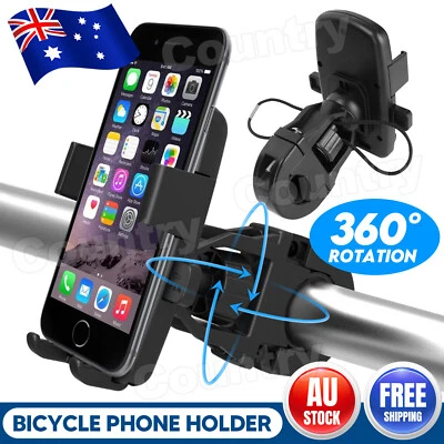 360° Rotation Mobile Phone Holder Handlebar Mount for Motorcycle Bicycle Bike - image 1 of 4