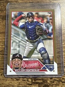 2023 Topps Series 1 William Contreras Gold /2023 Atlanta Braves 1619/2023
