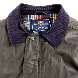Gazman Men's Coat Size XXL Dark Green Corduroy Collar Outerwear - Picture 1 of 7