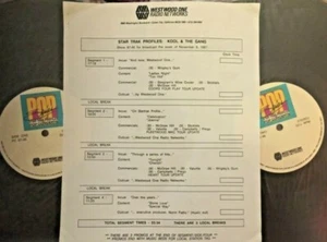 RADIO SHOW: STAR TRAK 9/9/87 KOOL & GANG PROFILE #1 w/8 TUNES & INTERVIEWS - Picture 1 of 1