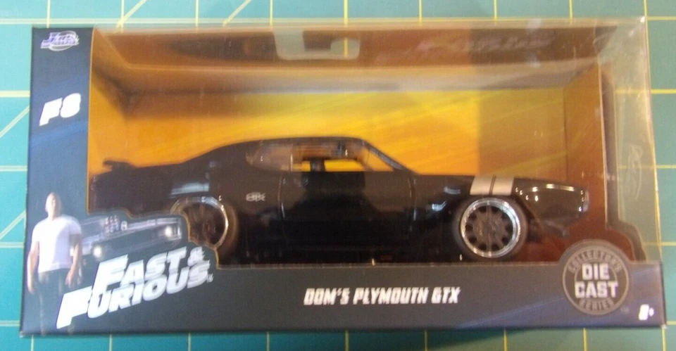Jada Fast & Furious 7 Doms Dodge Charger R/t Bare Metal Edition 1 32