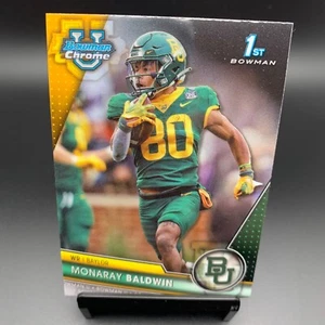 2023 Bowman Chrome University #19 Monaray Baldwin Baylor Bears - Picture 1 of 2