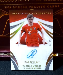 2021 Immaculate Collection Autographs Bayern Munich Thomas Muller Gold Auto /25 - Picture 1 of 2