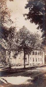 17-P Middlebury Vermont VT (Congregational) Church Real Photo RPPC Postcard - Picture 1 of 2