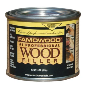 Famowood Solvent-Based Wood Filler - Walnut - 1/4 Pint - Picture 1 of 6